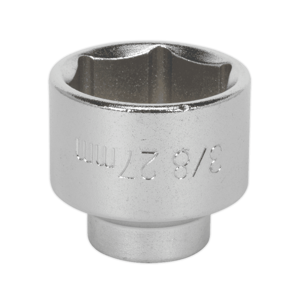 Sealey Low Profile Oil Filter Socket 27mm 3/8"Sq Drive Model No-SX112