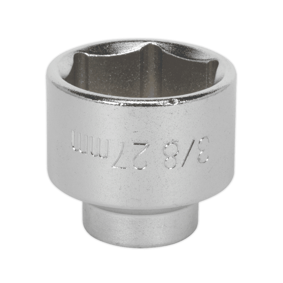 Sealey Low Profile Oil Filter Socket 27mm 3/8"Sq Drive Model No-SX112