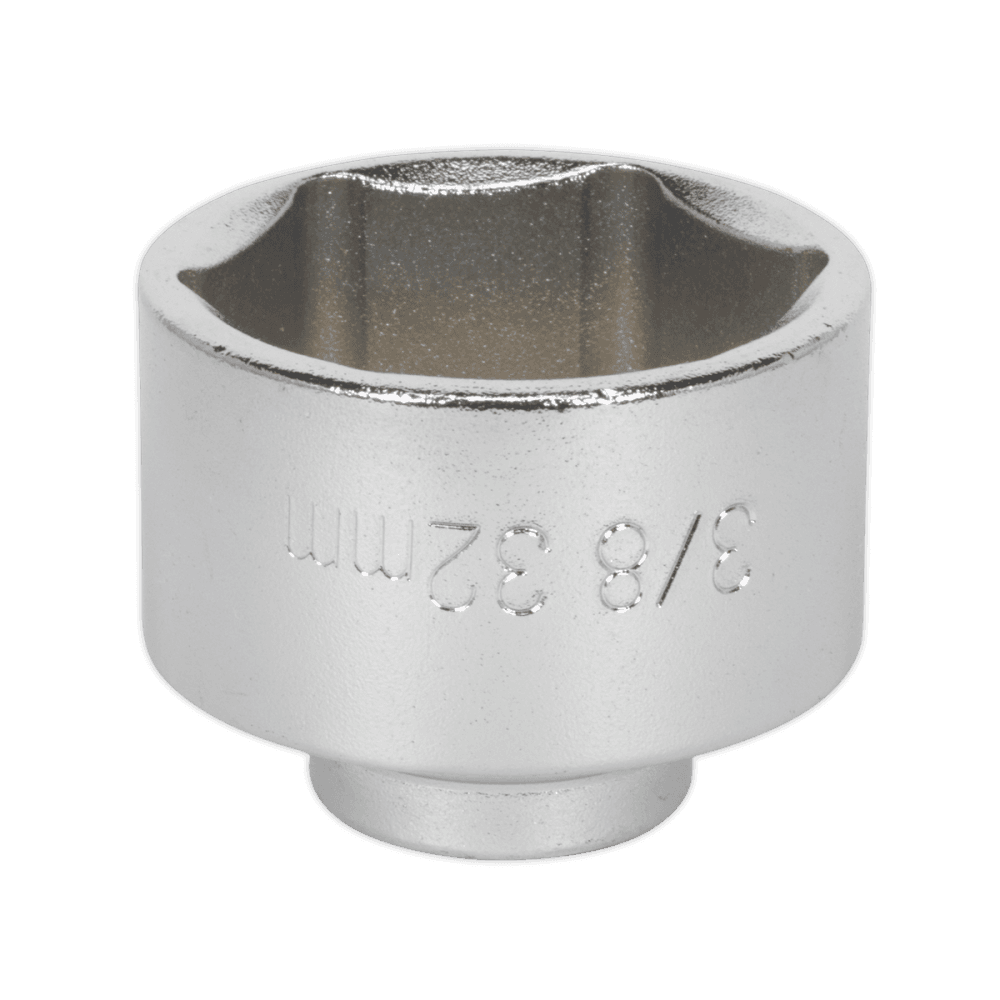 Sealey Low Profile Oil Filter Socket 32mm 3/8"Sq Drive Model No-SX113