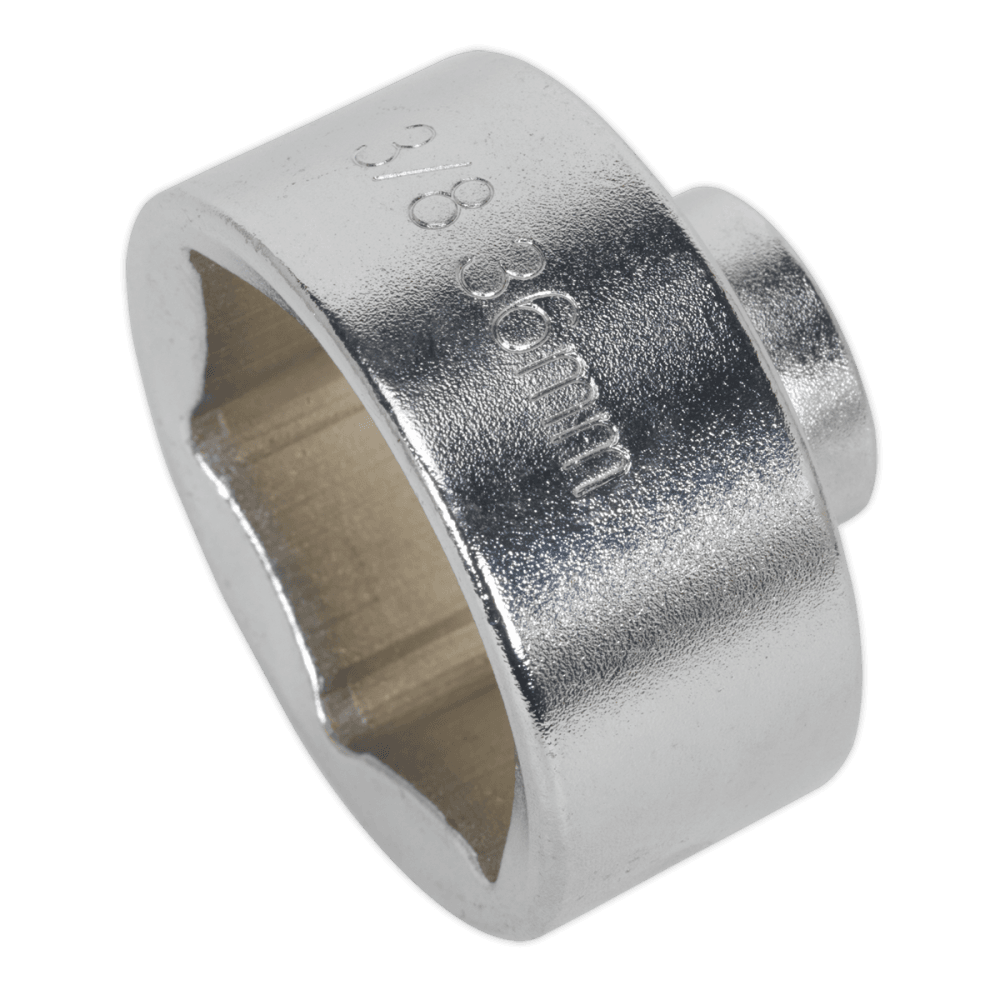 Sealey Low Profile Oil Filter Socket 36mm 3/8"Sq Drive Model No-SX114