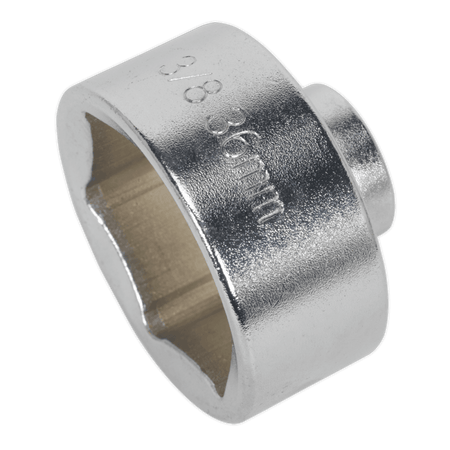 Sealey Low Profile Oil Filter Socket 36mm 3/8"Sq Drive Model No-SX114