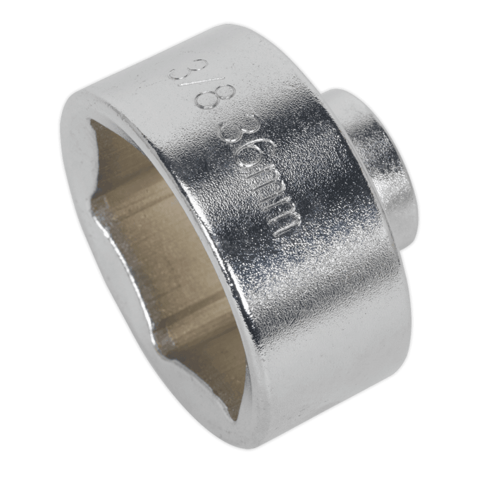 Sealey Low Profile Oil Filter Socket 36mm 3/8"Sq Drive Model No-SX114