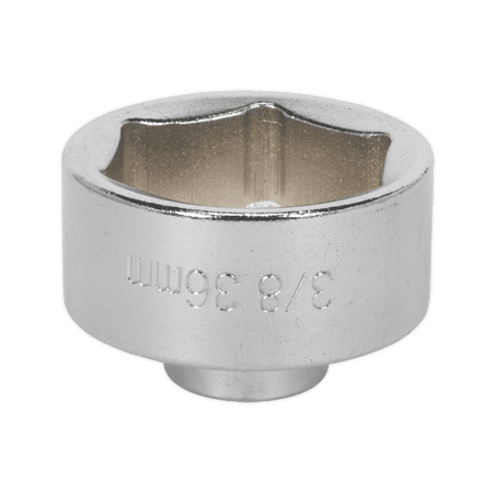 Sealey Low Profile Oil Filter Socket 36mm 3/8"Sq Drive Model No-SX114