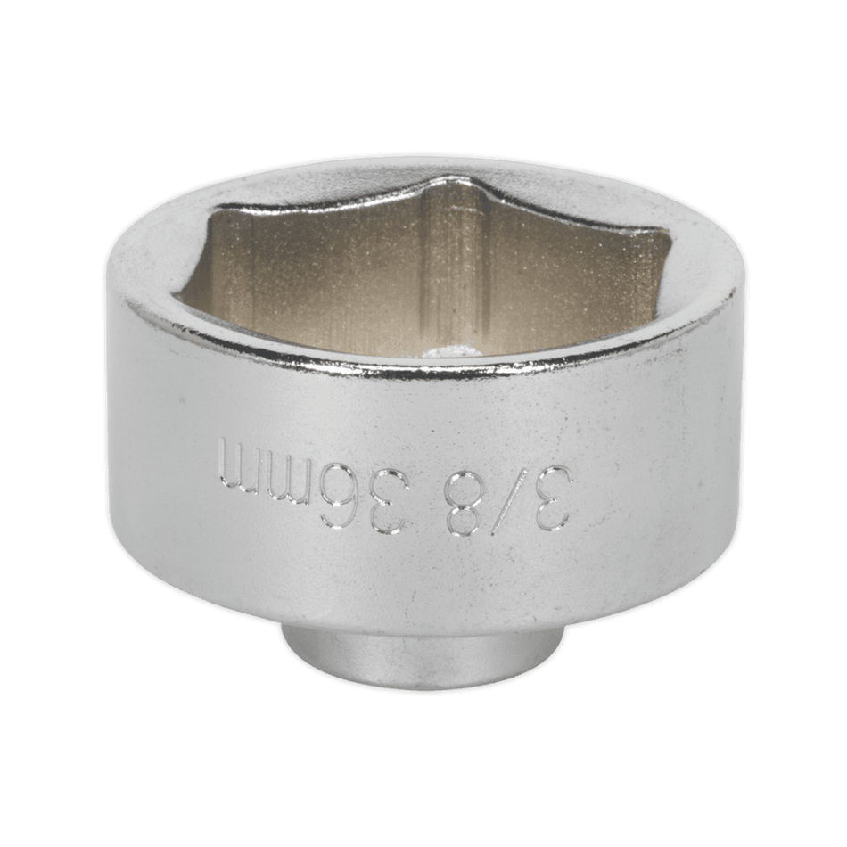 Sealey Low Profile Oil Filter Socket 36mm 3/8"Sq Drive Model No-SX114