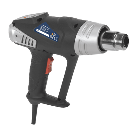 Sealey Deluxe Hot Air Gun Kit with LED Display 2000W 80-600Â¶ÃºC Model No-HS104K