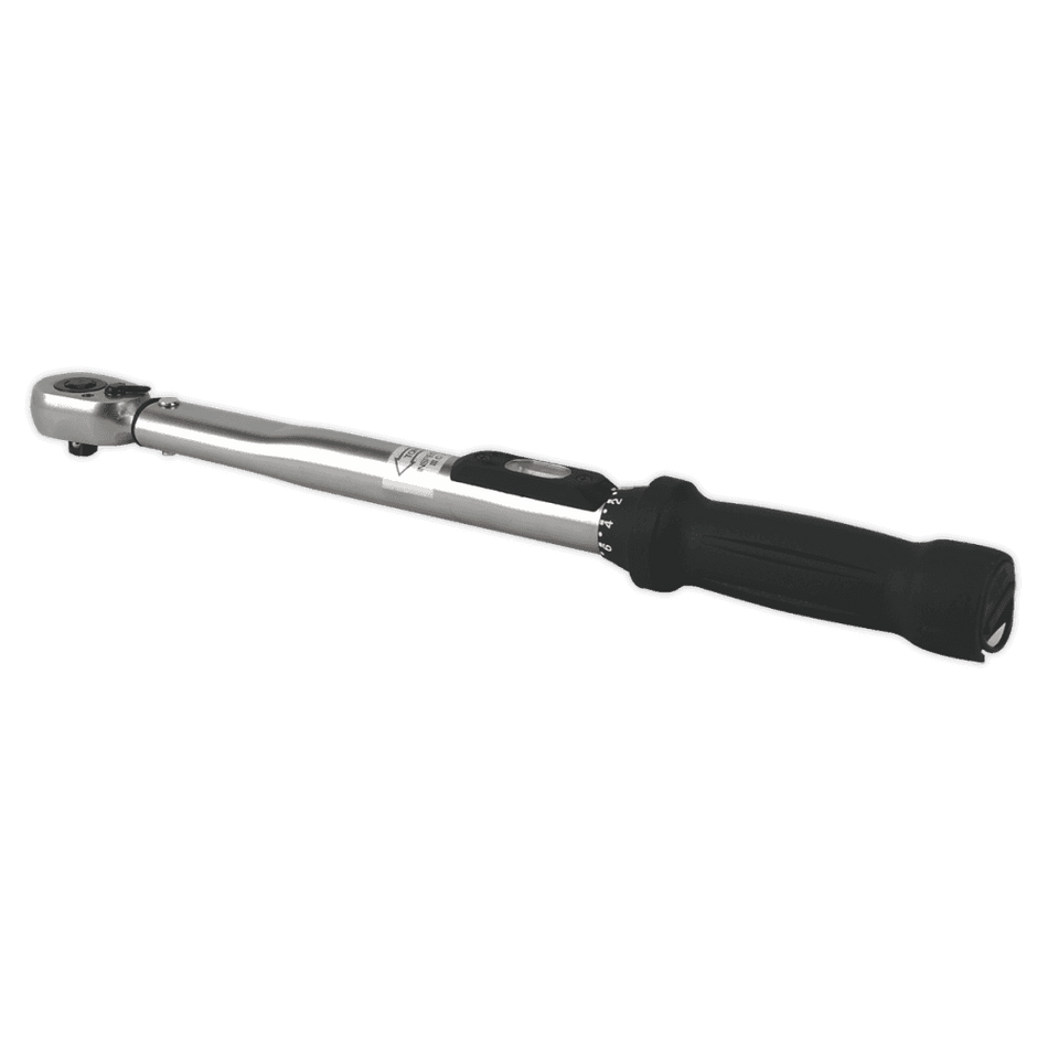 Sealey Torque Wrench Locking Micrometer Style 3/8"Sq Drive Calibrated Model No-STW200