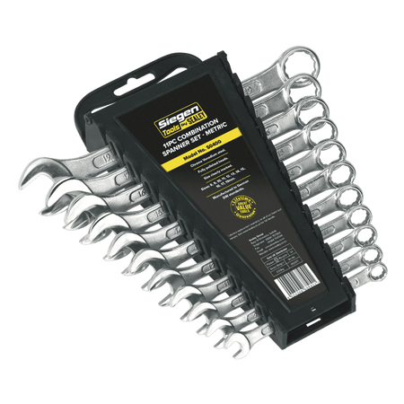 Sealey Combination Spanner Set 11pc Metric Model No-S0400