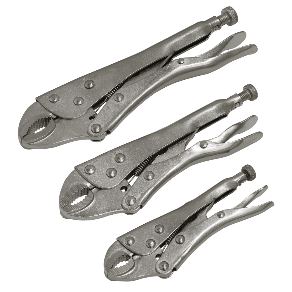 Sealey Locking Pliers Set 3pc Model No-S0463
