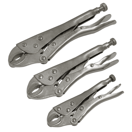 Sealey Locking Pliers Set 3pc Model No-S0463