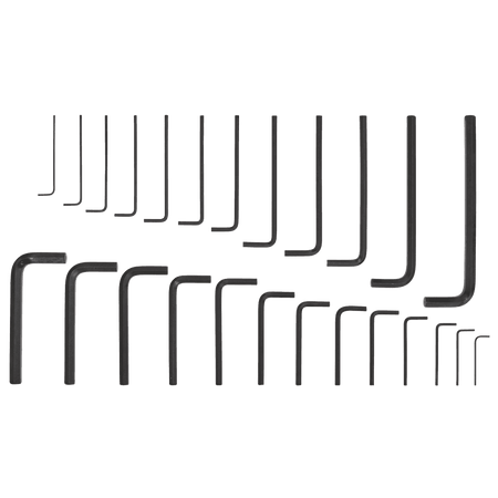 Sealey Hex Key Set 25pc Model No-S0465