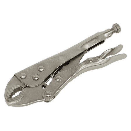 Sealey Locking Pliers 175mm Curved Jaw Model No-S0486