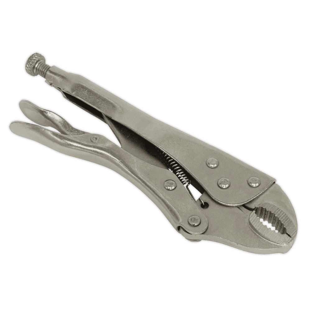 Sealey Locking Pliers 175mm Curved Jaw Model No-S0486