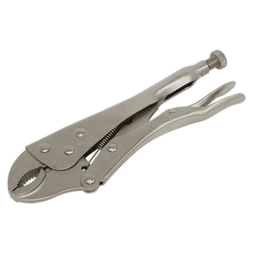 Sealey Locking Pliers 215mm Curved Jaw Model No-S0487