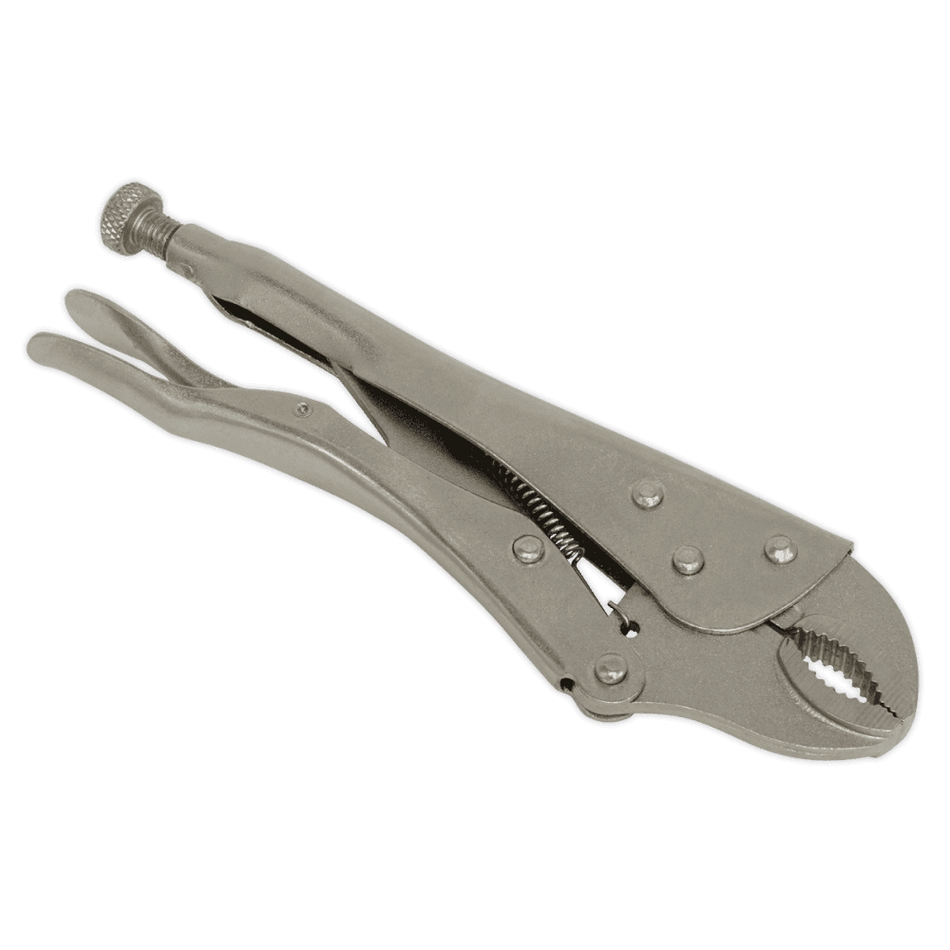 Sealey Locking Pliers 215mm Curved Jaw Model No-S0487