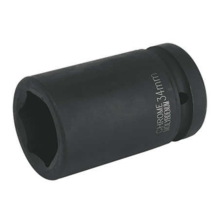 Sealey Impact Socket 34mm Deep 1"Sq Drive Model No-IS134D