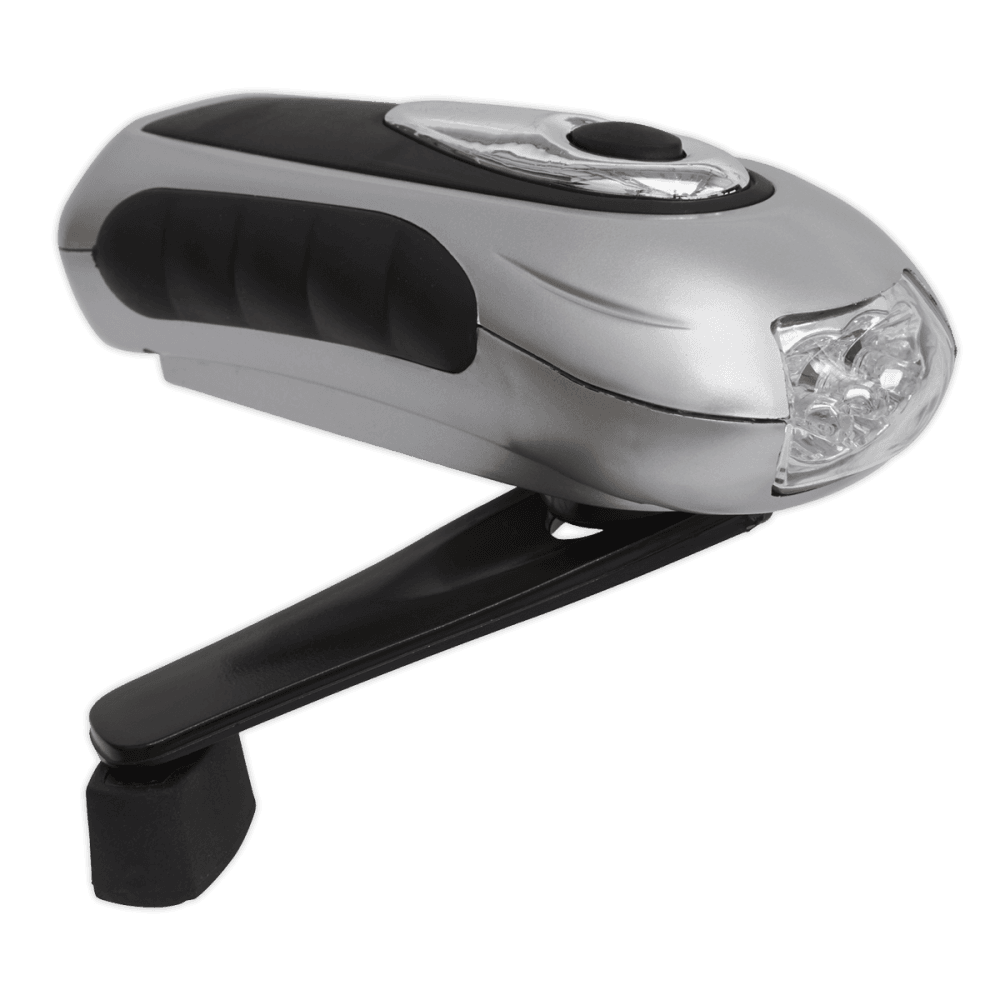 Sealey 3 LED Wind-Up Rechargeable Torch Model No-AK3305