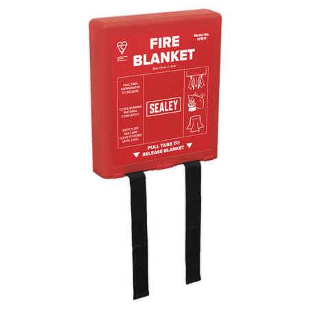 Sealey Fire Blanket 1.1 x 1.1mtr Model No-SFB11