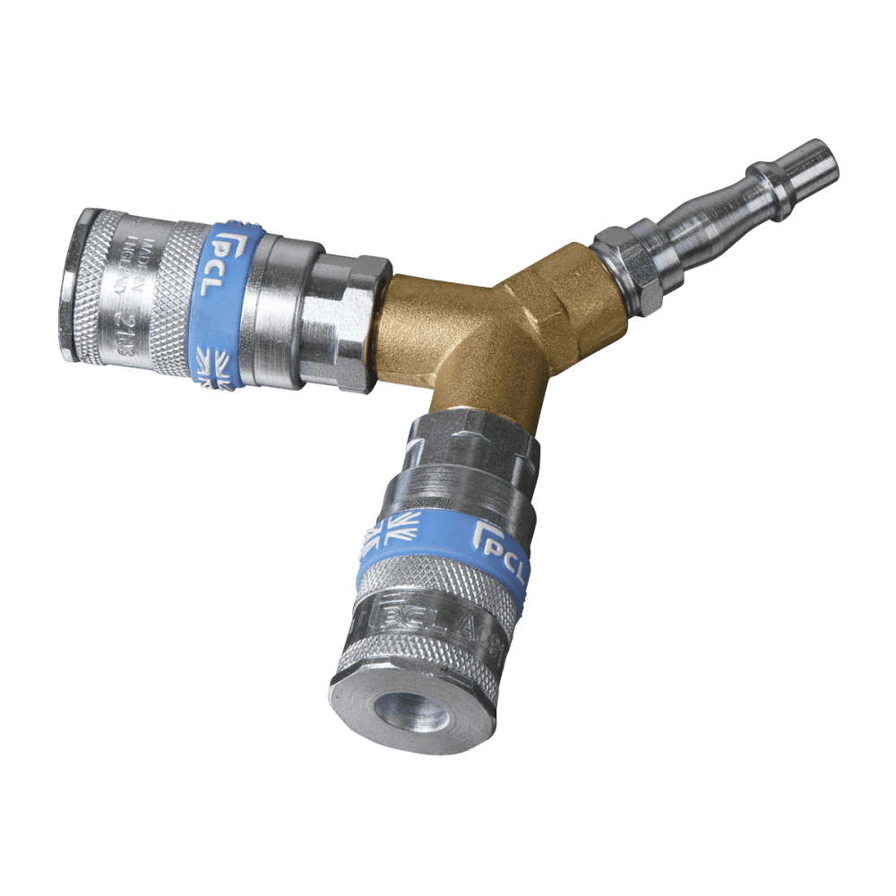 Sealey Twin Coupling Bodies Y Adaptor Model No-AC55