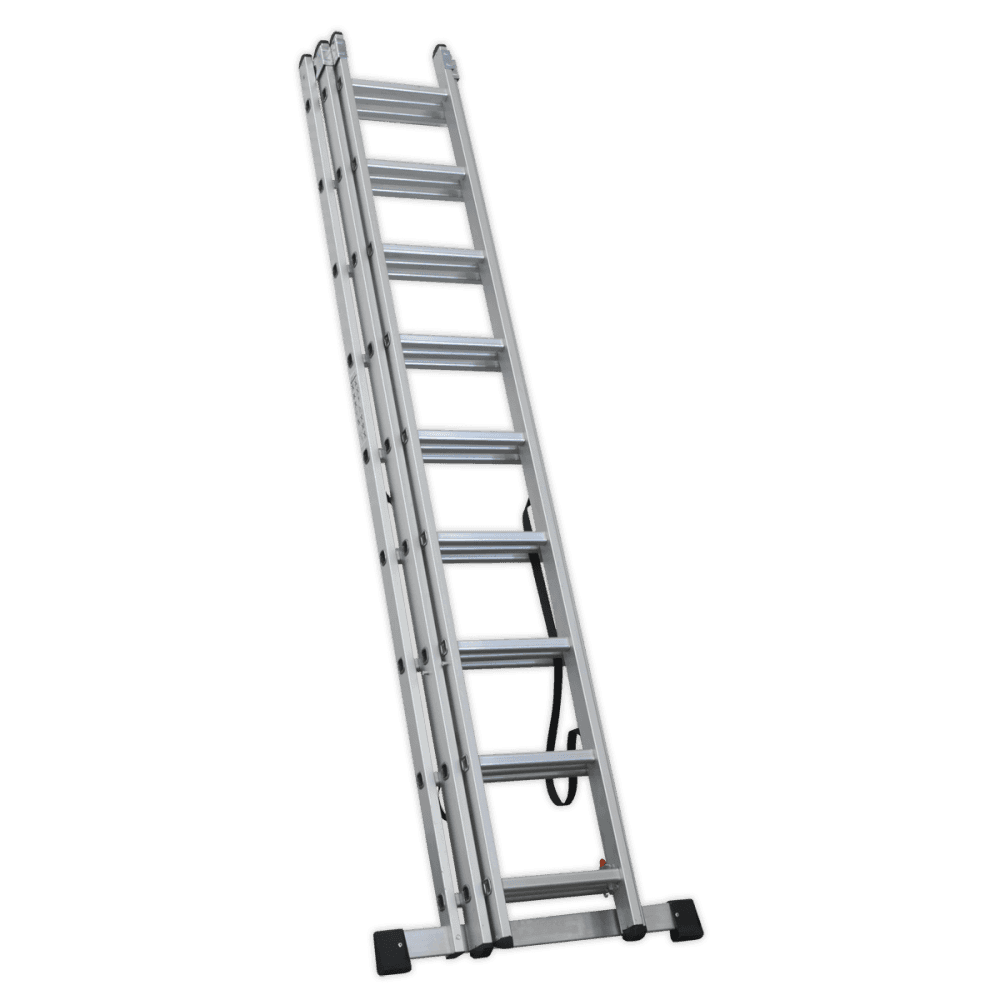 Sealey Aluminium Extension Combination Ladder 3x9 EN 131 Model No-ACL3