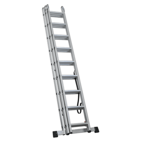 Sealey Aluminium Extension Combination Ladder 3x9 EN 131 Model No-ACL3