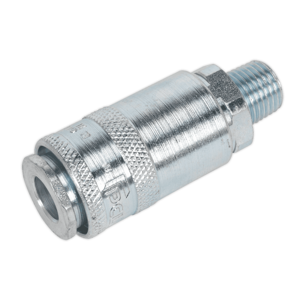 Sealey Coupling Body Male 1/4"BSPT Pack of 5 Model No-ACP01