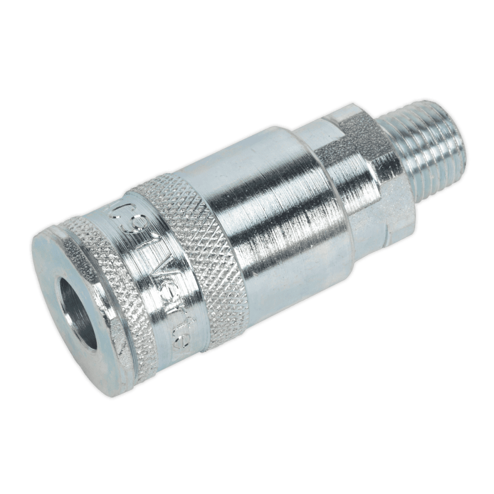 Sealey Coupling Body Male 1/4"BSPT Pack of 5 Model No-ACP16