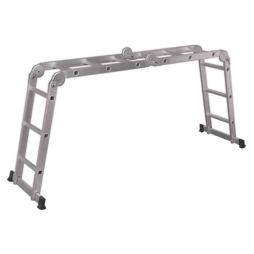 Sealey Aluminium Folding Platform Ladder 4-Way EN 131 Model No-AFPL1