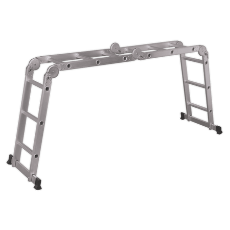 Sealey Aluminium Folding Platform Ladder 4-Way EN 131 Model No-AFPL1