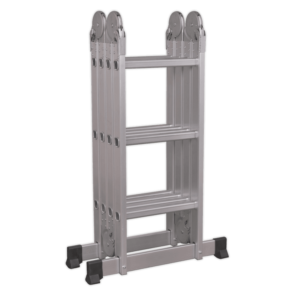 Sealey Aluminium Folding Platform Ladder 4-Way EN 131 Model No-AFPL1