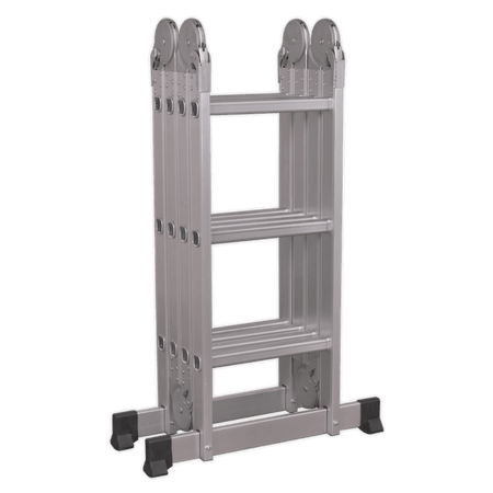 Sealey Aluminium Folding Platform Ladder 4-Way EN 131 Model No-AFPL1