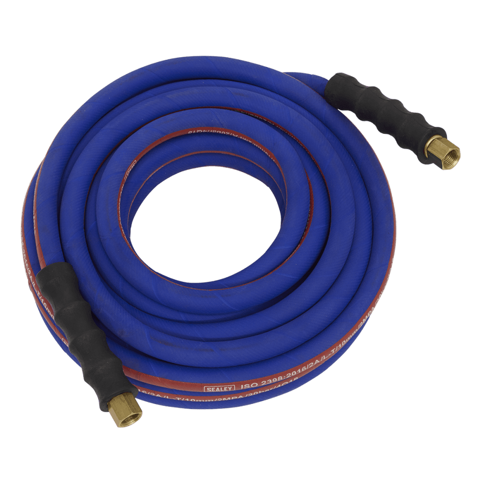 Sealey Air Hose 10mtr x 10mm with 1/4"BSP Unions Extra Heavy-Duty Model No-AH10R/38