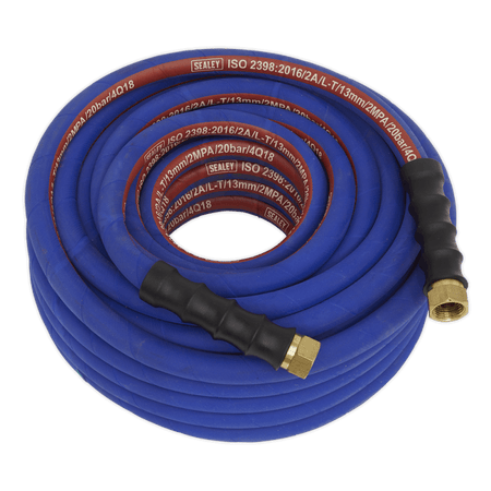 Sealey Air Hose 20mtr x 13mm with 1/2"BSP Unions Extra Heavy-Duty Model No-AH20R/12