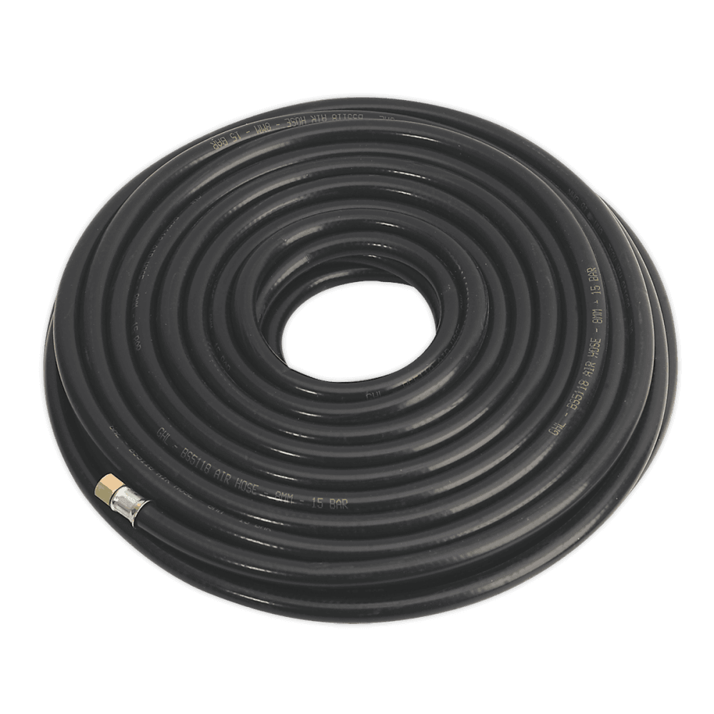Sealey Air Hose 20mtr x 8mm with 1/4"BSP Unions Heavy-Duty Model No-AH20RX