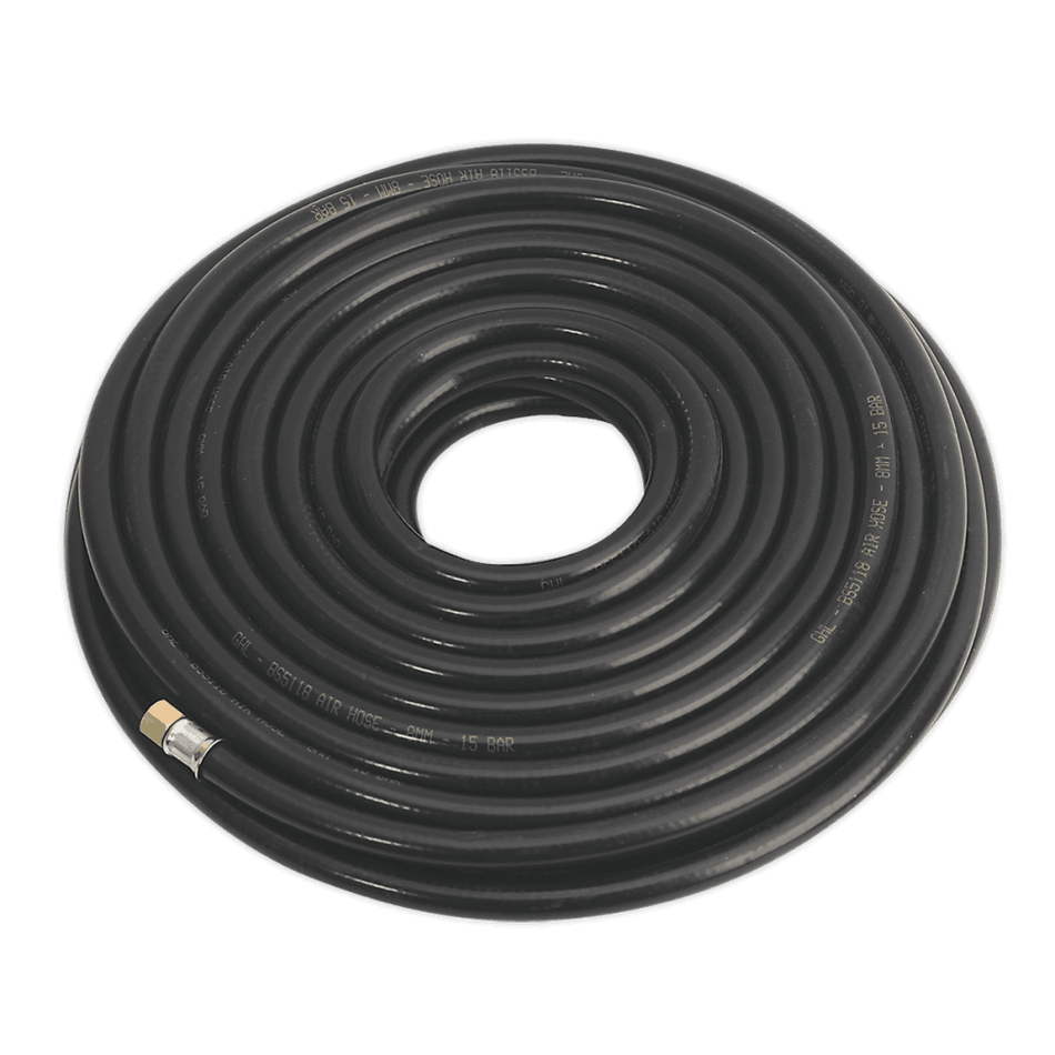 Sealey Air Hose 20mtr x 8mm with 1/4"BSP Unions Heavy-Duty Model No-AH20RX