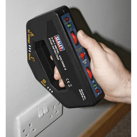 Sealey 3-in-1 Metal, Voltage & Stud Detector Model No-AK2018