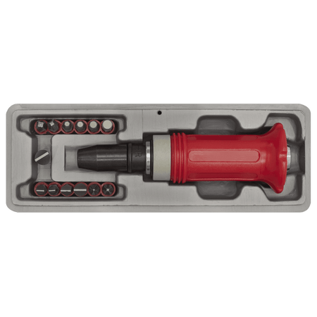 Sealey Impact Driver Set 15pc Protection Grip Model No-AK2081