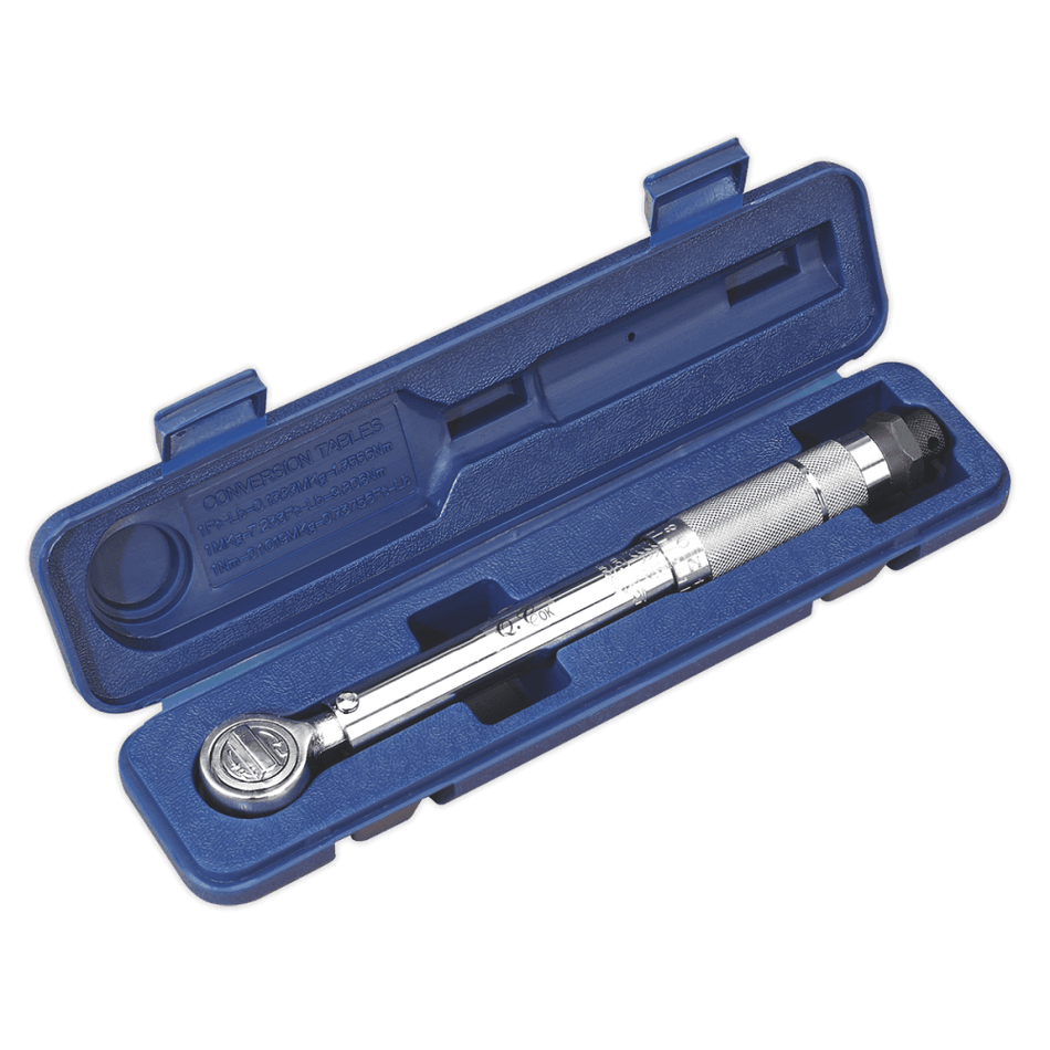 Sealey Micrometer Torque Wrench 3/8"Sq Drive Model No-AK223