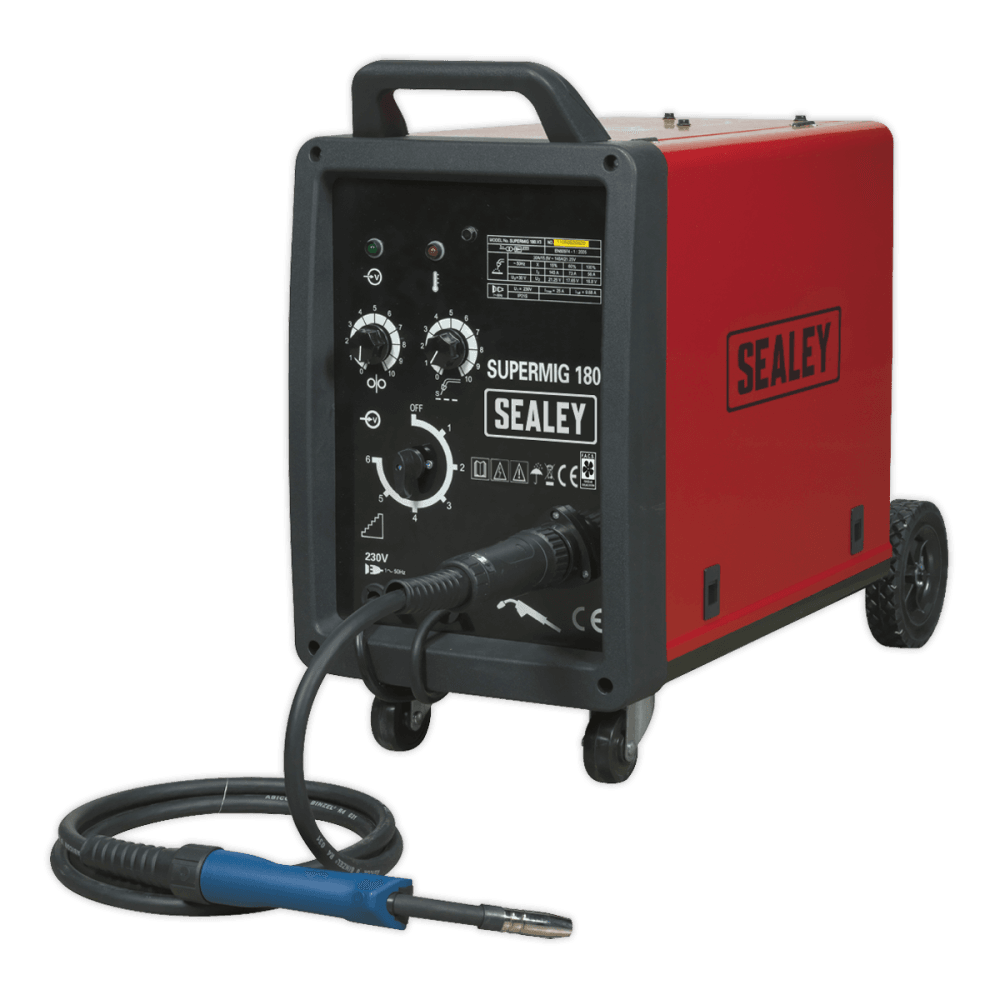 Sealey Professional MIG Welder 180Amp 230V with Binzel Euro Torch Model No-SUPERMIG180