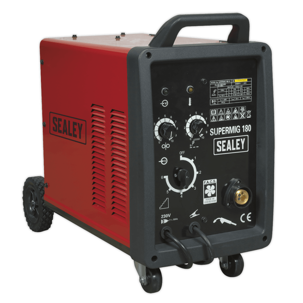 Sealey Professional MIG Welder 180Amp 230V with Binzel Euro Torch Model No-SUPERMIG180