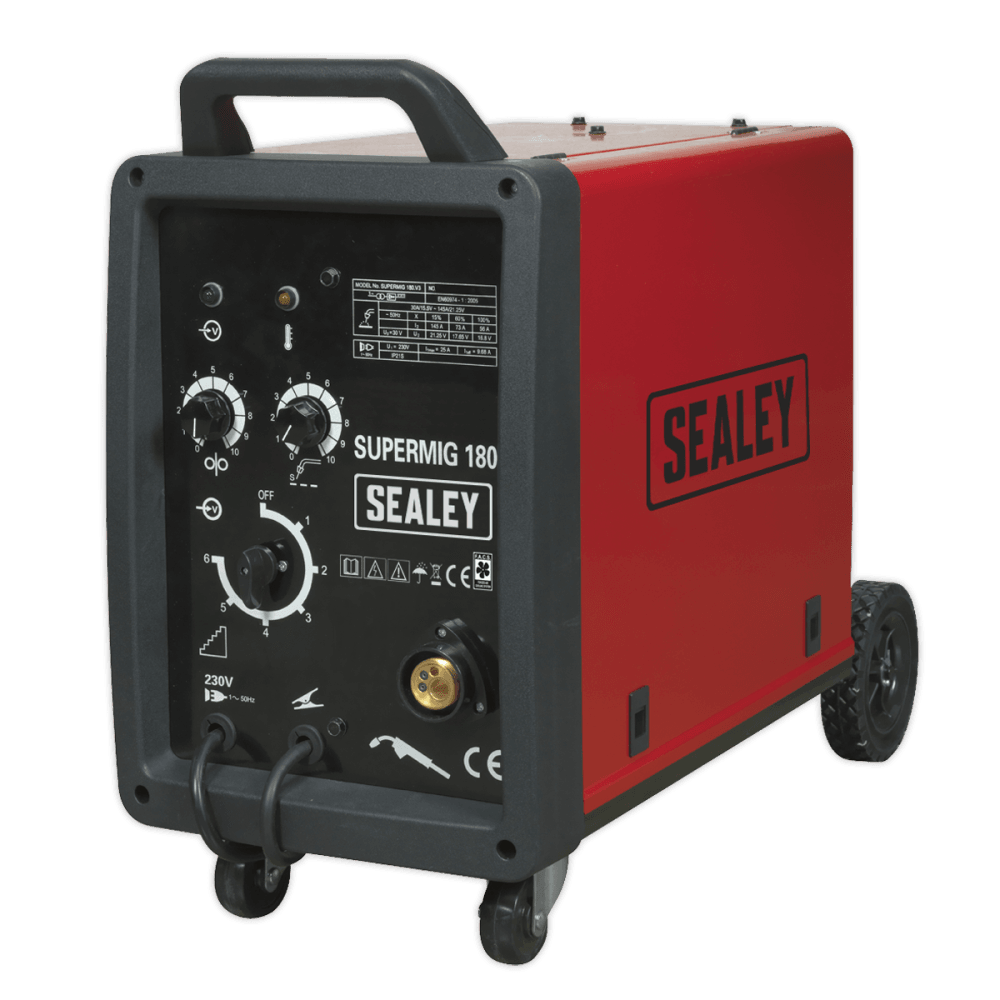 Sealey Professional MIG Welder 180Amp 230V with Binzel Euro Torch Model No-SUPERMIG180