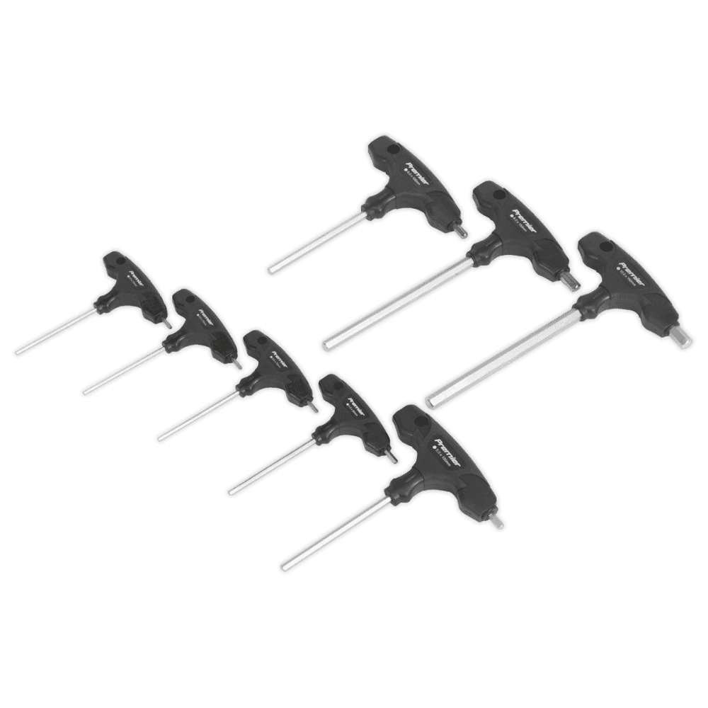 Sealey Hex Key Set 8pc T-Handle Metric Model No-AK7143