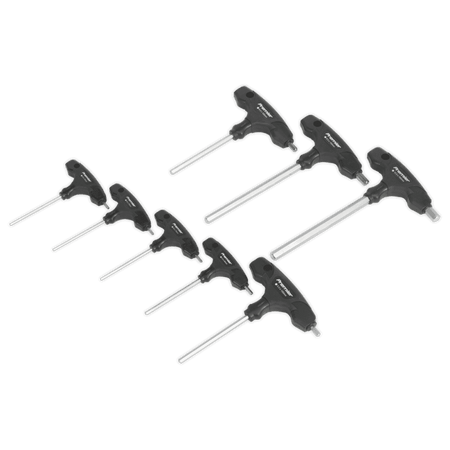 Sealey Hex Key Set 8pc T-Handle Metric Model No-AK7143