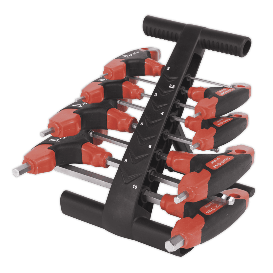 Sealey Ball-End Hex Key Set 8pc T-Handle Metric Model No-AK7144