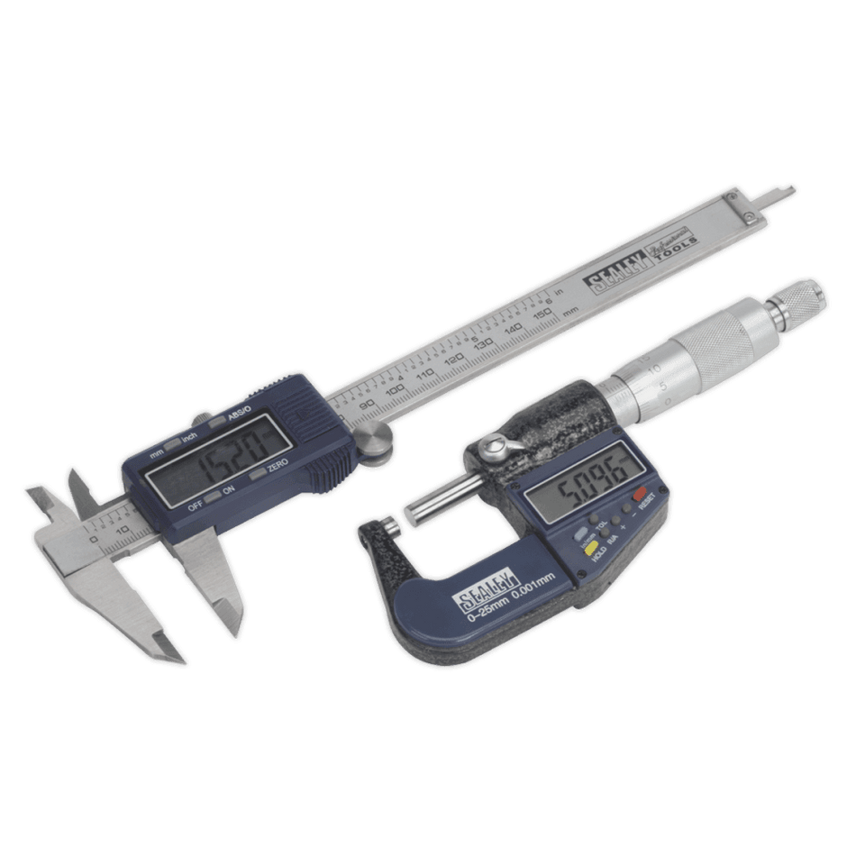 Sealey Digital Measuring Set 2pc Model No-AK9637D