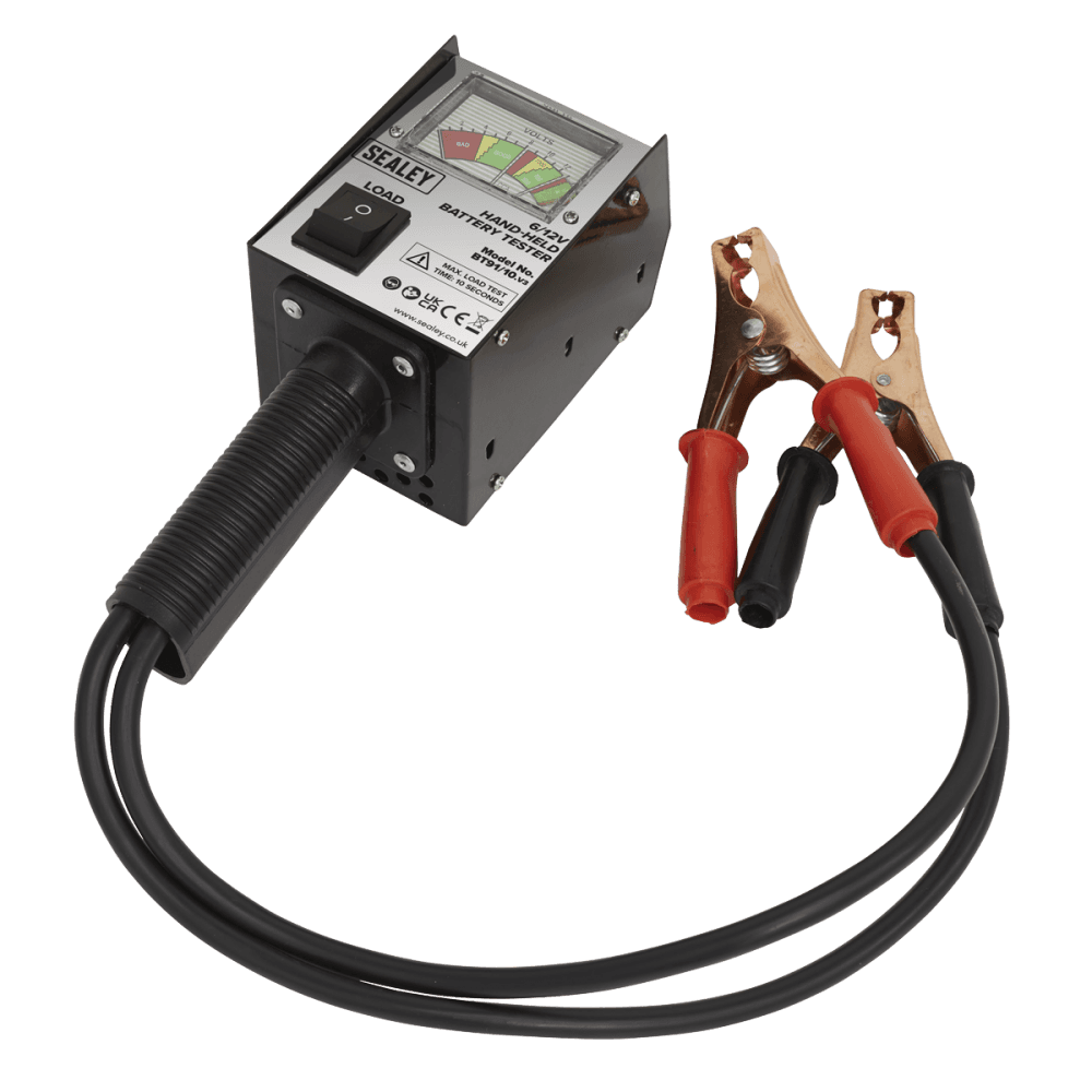 Sealey Battery Tester 6/12V Hand-Held Model No-BT91/10