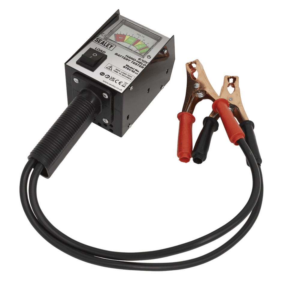 Sealey Battery Tester 6/12V Hand-Held Model No-BT91/10
