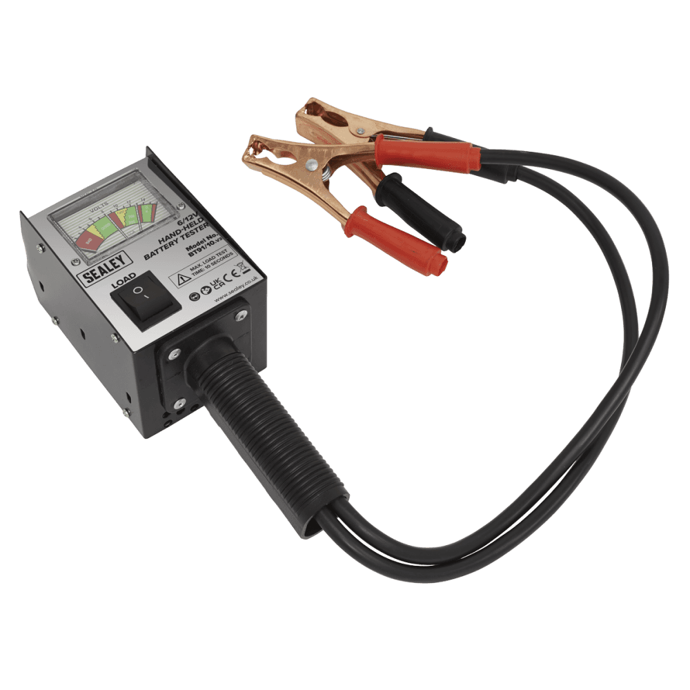 Sealey Battery Tester 6/12V Hand-Held Model No-BT91/10