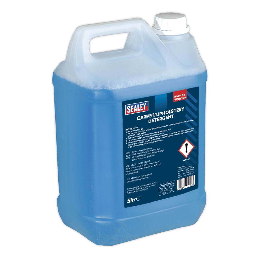 Sealey Carpet/Upholstery Detergent 5ltr Model No-VMR925S
