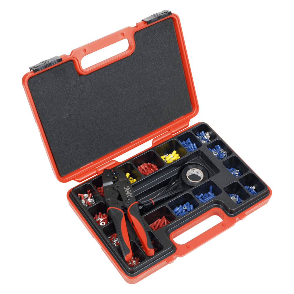 Sealey Ratchet Crimping Tool Kit 552pc Model No-AK386
