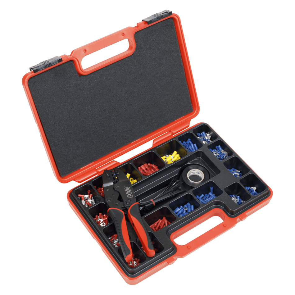 Sealey Ratchet Crimping Tool Kit 552pc Model No-AK386